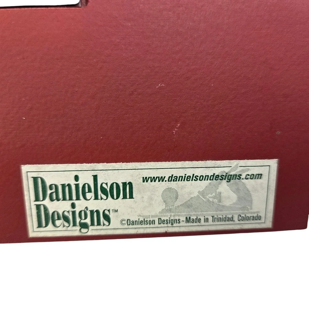 Danielson Designs Holiday Picture Frame Christmas Decor Red Ageworn Table Wall